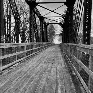 Wood Deck Bridge